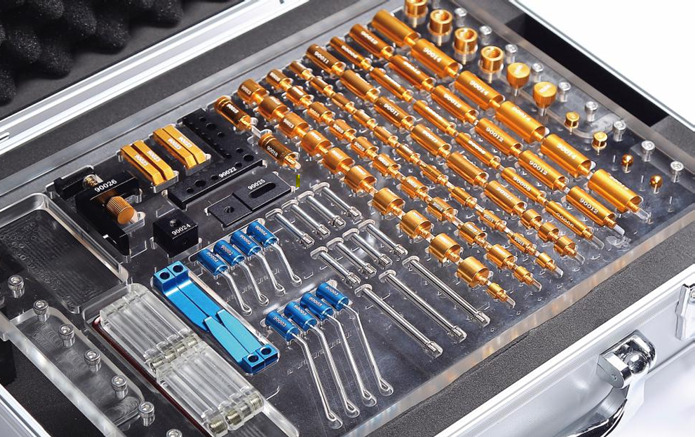 Kit de sujeción para máquina de visión